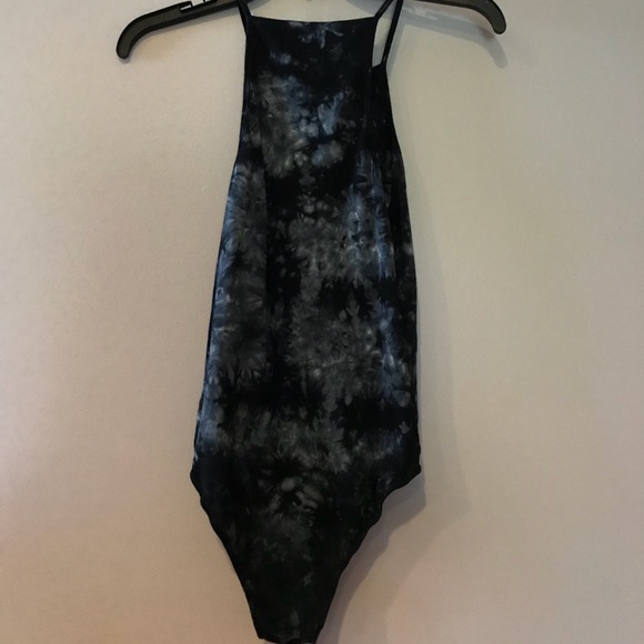 Black Tie Dye Body Suit - Picture 2 of 2